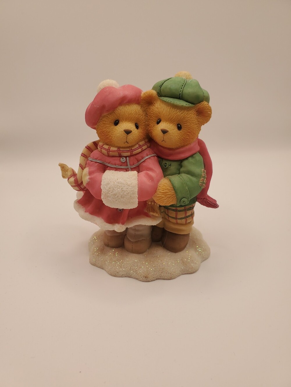 Cherished Teddies Winter/Christmas Carlin & Janay